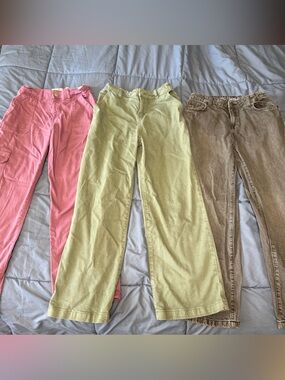 Girls Wide Leg Pants size 16 - Cat & Jack/ Levi Cotton Pants